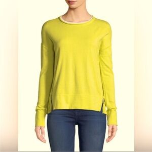 Lisa Todd Zipline Cashmere Blend Sweater Size Medium